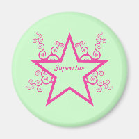 Superstar Wirbel Magnet, hellrosa