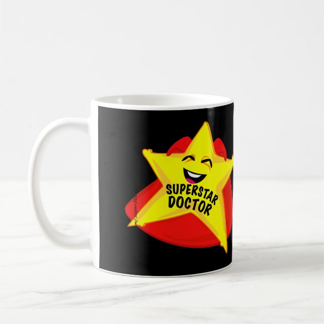 Superstardoktor-Tasse! Kaffeetasse (Links)