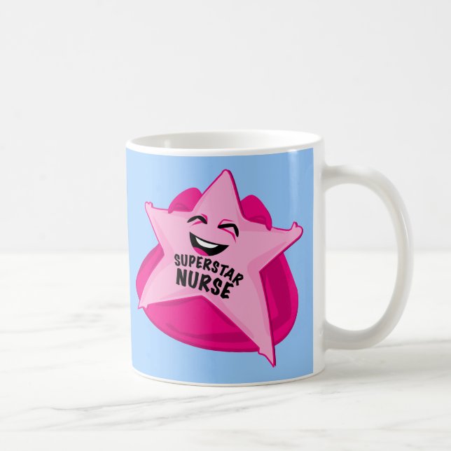 Superstarkrankenschwester-Tasse! Tasse (Rechts)