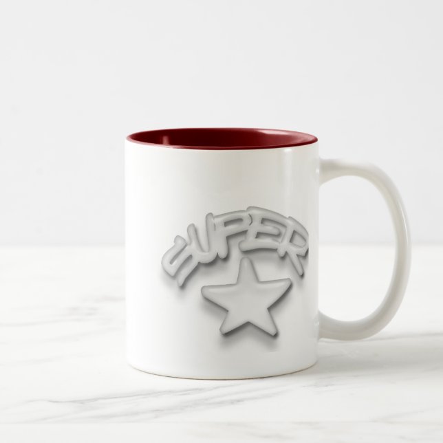 SuperStarMUG Zweifarbige Tasse (Rechts)