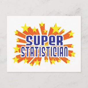 Superstatistiker Postkarte