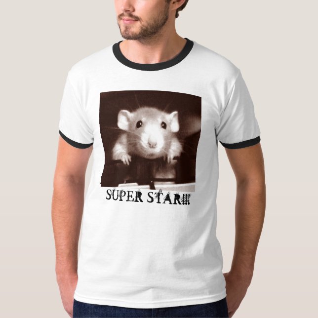 SUPERstern!!! RATTEN-REGEL-RATTE T-Shirt (Vorderseite)