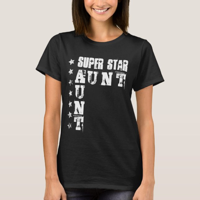 Superstern TANTE mit Schmutz-Sternen 6 T-Shirt (Vorderseite)