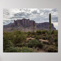 Superstition Mountain Poster
