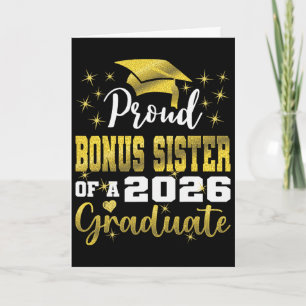 Superstolze Bonus-Schwester des Absolventen von 20 Karte