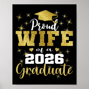 Superstolze Ehefrau des Senior-Absolventen 2026 Poster