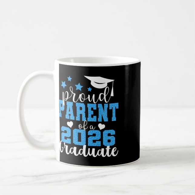 Superstolzer Elternteil des Absolventen der Oberst Kaffeetasse (Links)