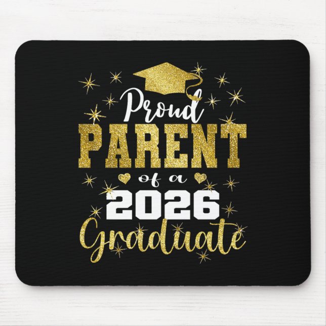 Superstolzer Elternteil des Absolventen der Oberst Mousepad (Vorne)