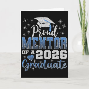 Superstolzer Mentor des Senior-Absolventen 2026 Karte