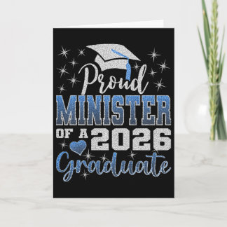 Superstolzer Minister des 2026 Absolventen Senior  Karte