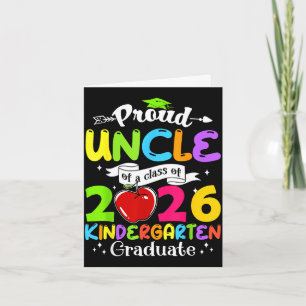 Superstolzer Onkel des Absolventen von 2026, großa Karte