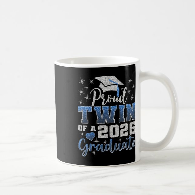 Superstolzer Zwillingsbruder des Senior-Absolvente Kaffeetasse (Rechts)