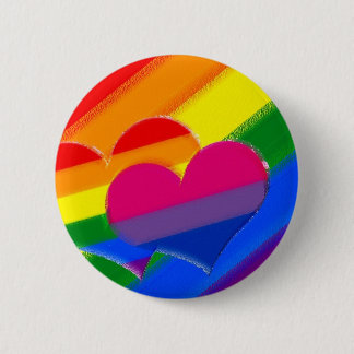 Superstolzregenbogen-Bistolz Button