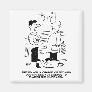 Superstore Shop Worker DIY Shop Manager Magnet