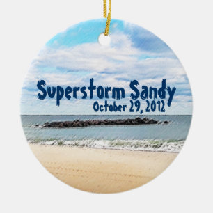 Superstorm-Sandy-Verzierung Keramik Ornament