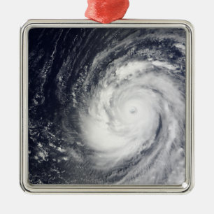 Supertaifun Choi-WAN Silbernes Ornament