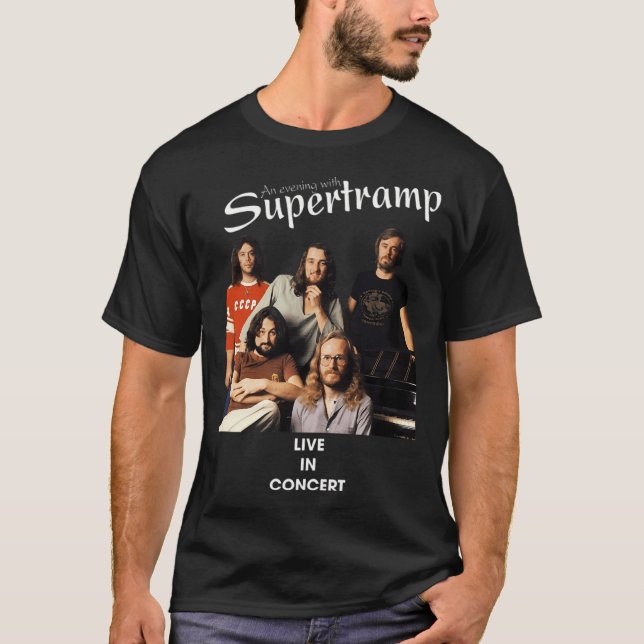 Supertramp live im Konzert T-Shirt (Vorderseite)