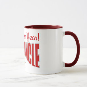 SUPERUNCLE New Year Tasse - wählen Sie Stil & Farb