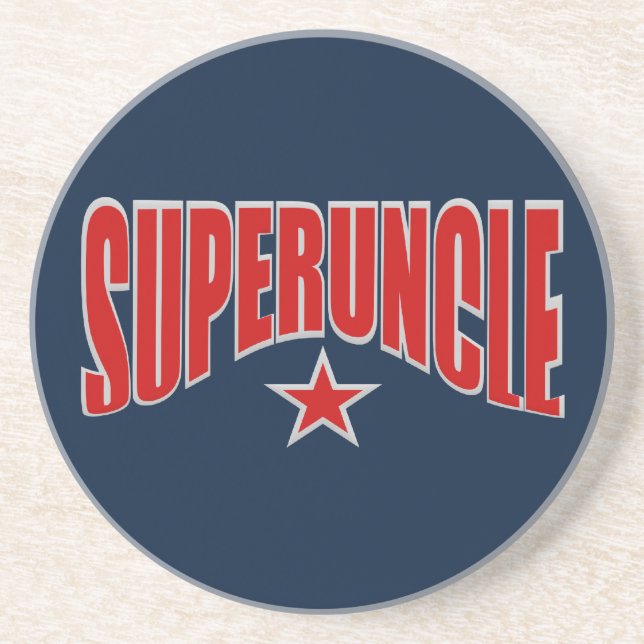 SUPERUNCLE-Untersetzer - anpassbar Getränkeuntersetzer (Vorne)