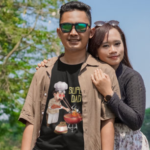 SuperVater-Cookout-Illustration   Funny Vathday T-Shirt