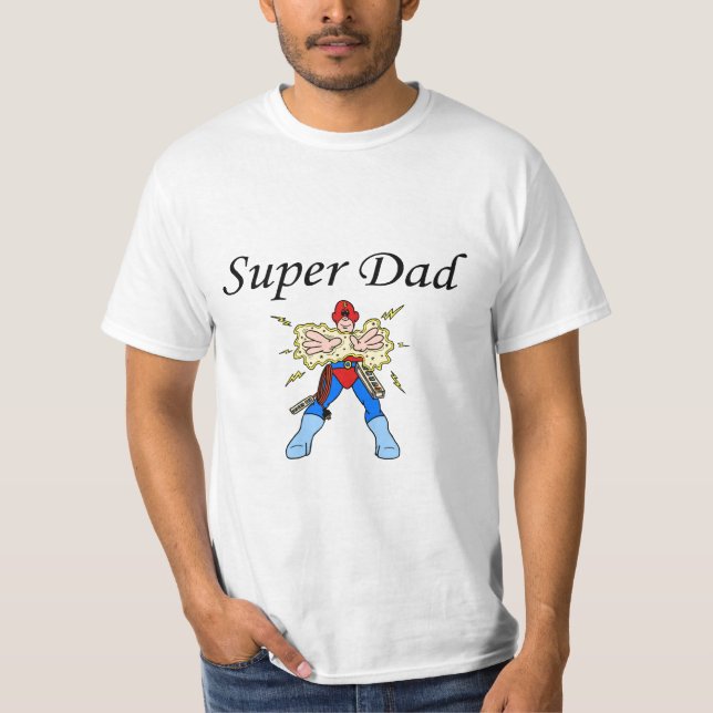SuperVater (elektrisch) T-Shirt (Vorderseite)