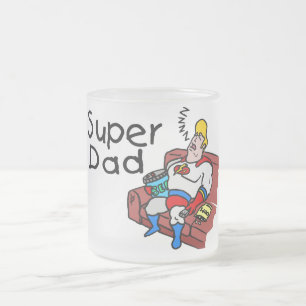 SuperVater (Schlafen) Mattglastasse