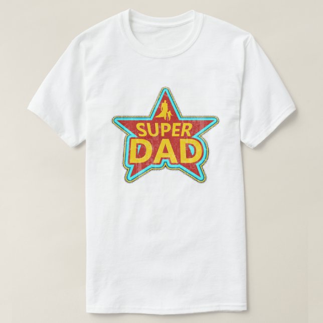 SuperVater-Stern T-Shirt (Design vorne)