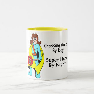 Superverkehrspolizei Zweifarbige Tasse