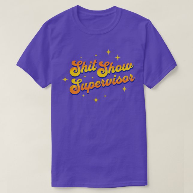 Supervisor anzeigen T-Shirt (Design vorne)