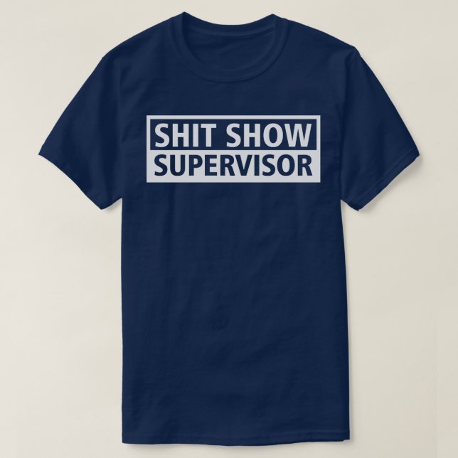 Supervisor anzeigen T-Shirt (Design vorne)