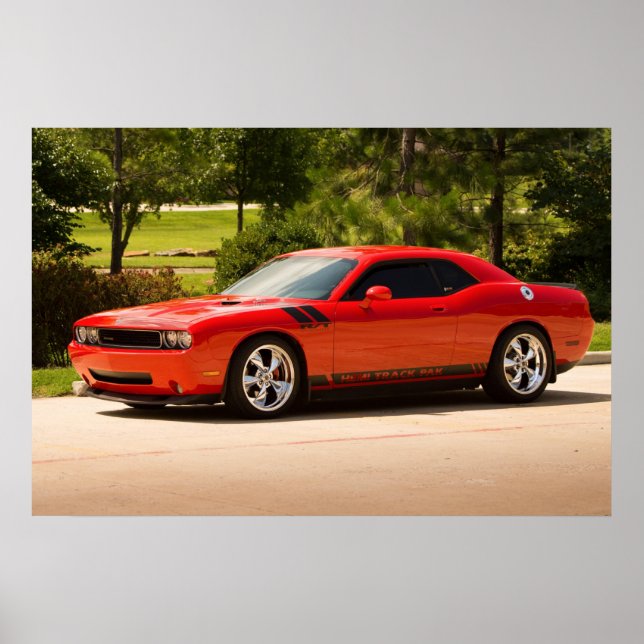 Supervisor Dodge Challenger Poster (Vorne)