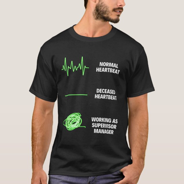 Supervisor für Ager Jobs T-Shirt (Vorderseite)