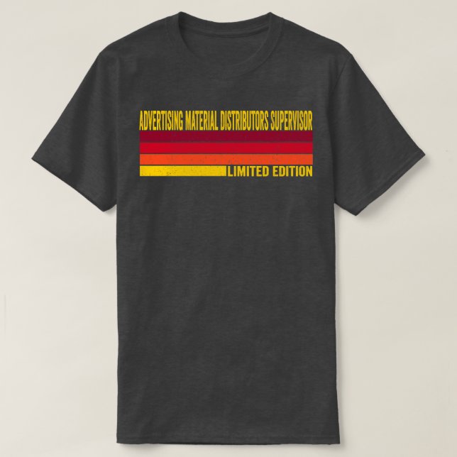 Supervisor für Werbematerial T-Shirt (Design vorne)
