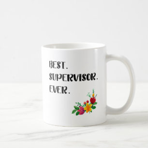 Supervisor-Wertschätzung danke Ihnen Geschenkidee Kaffeetasse
