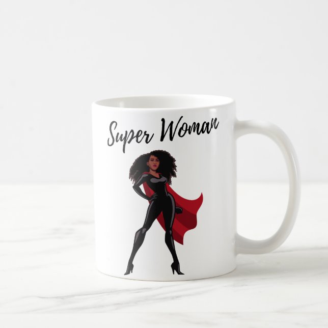 SuperWoman als Frau ist meine Superpower-Kaffeemas Kaffeetasse (Rechts)
