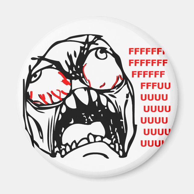 Superwutgesicht Magnet (Vorne)