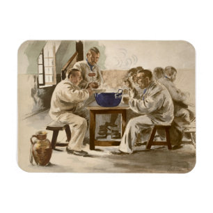 Suppe an den Kasernen, von 'L'Estampe Moder essen Magnet