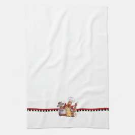 Suppe an küchentuch