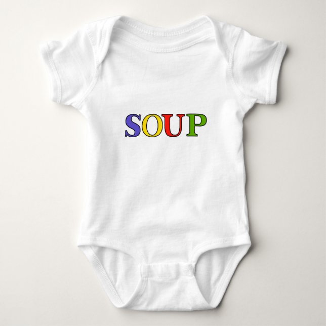 SUPPE BABY STRAMPLER (Vorderseite)