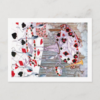 Suppe, Schöne Suppe aus der Alice im Wunderland Postkarte