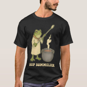 Suppen-Sommelier Lustiger Frosch Humor T-Shirt