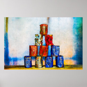 Suppenkanäle - nach dem Mittagessen Poster