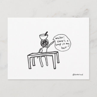 Suppenkarte Postkarte
