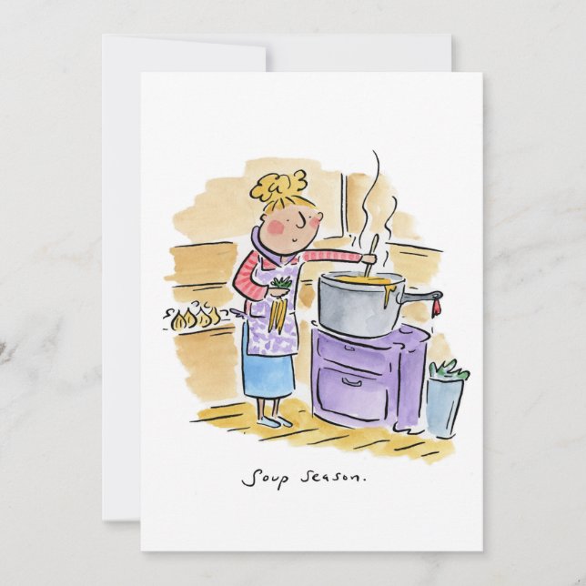 Suppensaison Einladung (Vorderseite)