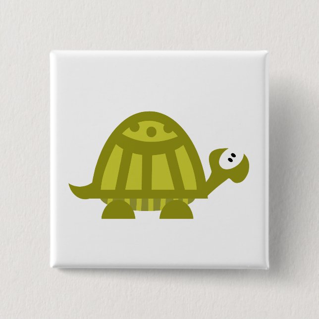 Suppenschildkröte Button (Vorderseite)