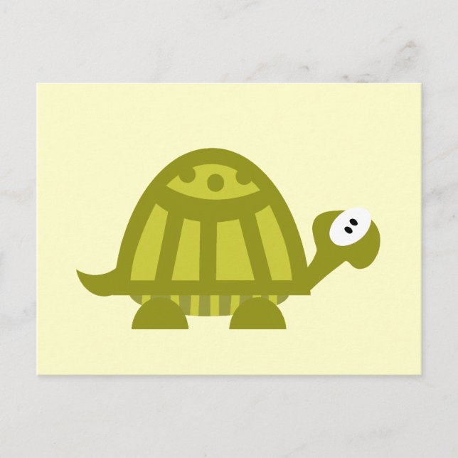 Suppenschildkröte Postkarte (Vorderseite)