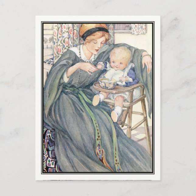 Supper von Anne Anderson Postkarte (Vorderseite)