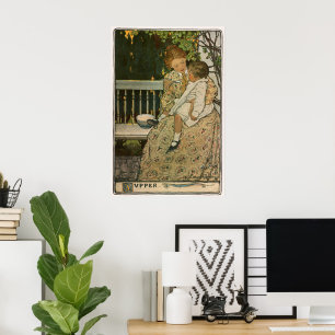 Supper von Jessie Willcox Smith Poster