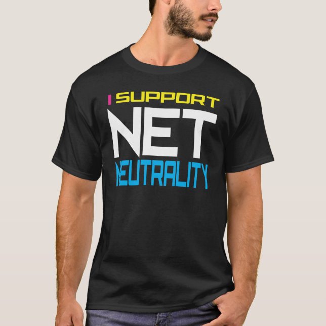 Suppor Nettoneutralität T-Shirt (Vorderseite)