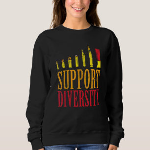 Support Diversity Bullet - Gun Gun Gun Sweatshirt